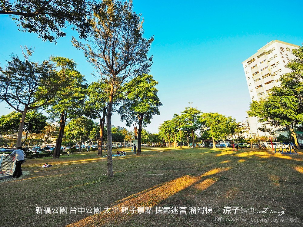 新福公園 台中公園 太平 親子景點 探索迷宮 溜滑梯