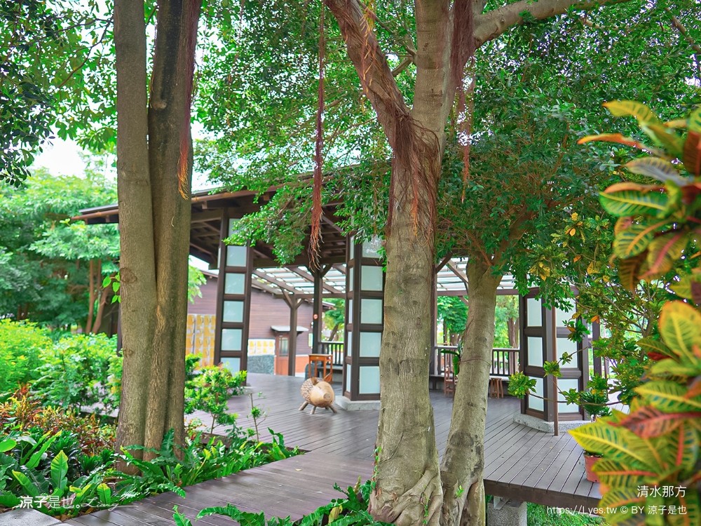 清水那方 彰化親子景點 氣墊兒童戲水池 沙坑 泡腳 餐廳 野餐 豪華懶人露營 溫泉泡湯
