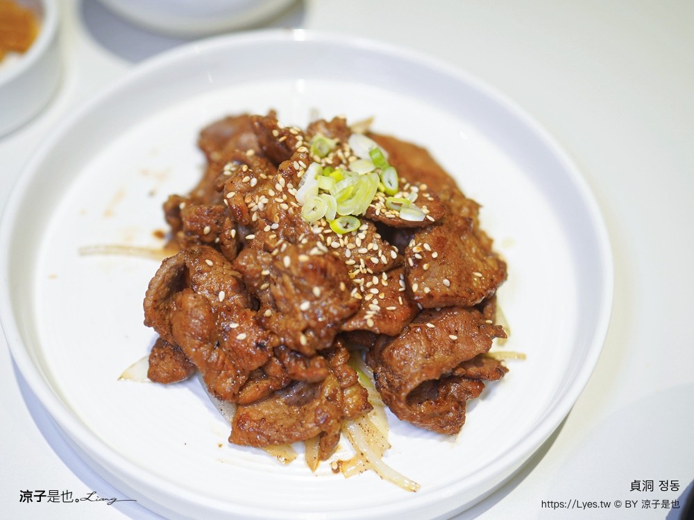 貞洞 菜單 台中韓式料理 韓國人 逢甲夜市美食 豬肉湯飯 海鮮煎餅 馬鈴薯燉排骨湯、辣炒魷魚 醃烤豬肉