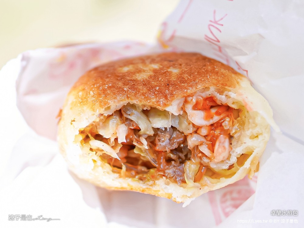 卓蘭水煎包 苗栗卓蘭美食小吃 高麗菜 韭菜 素食水煎包 食尚玩家推薦