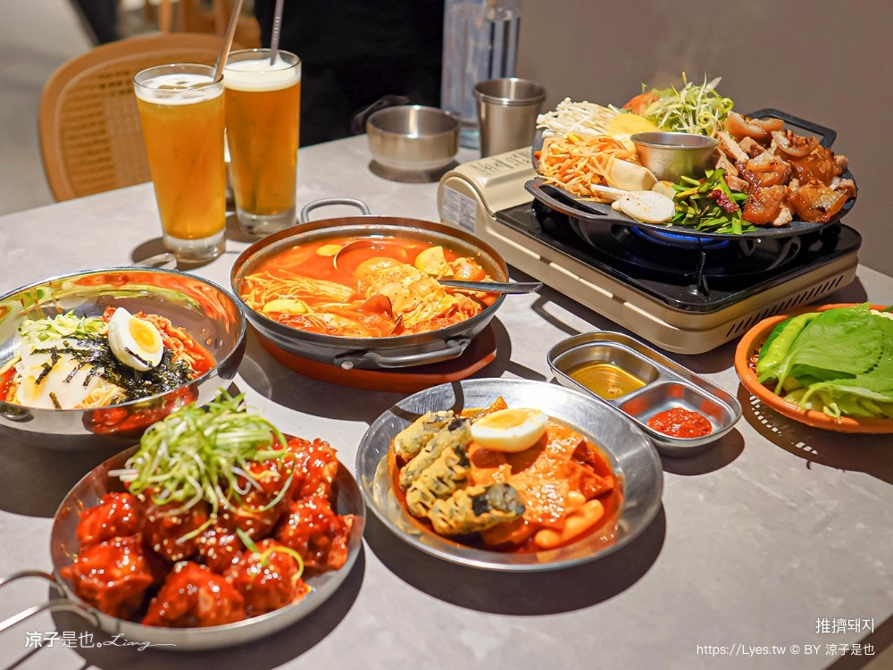 推擠 美食小吃 韓國烤肉 韓式小菜吃到飽 霜淇淋 無限供應